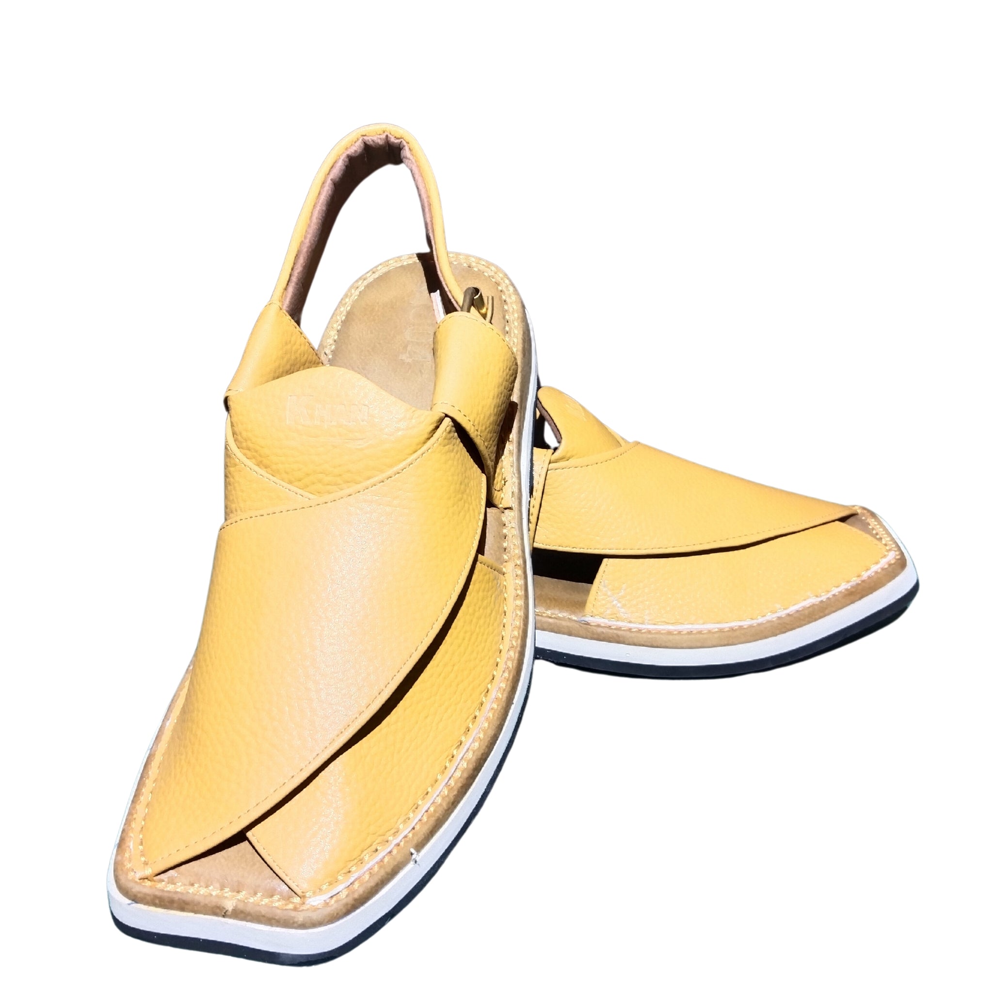 Kaptan Peshawari Chappal Danydar - Pure Leather Handmade