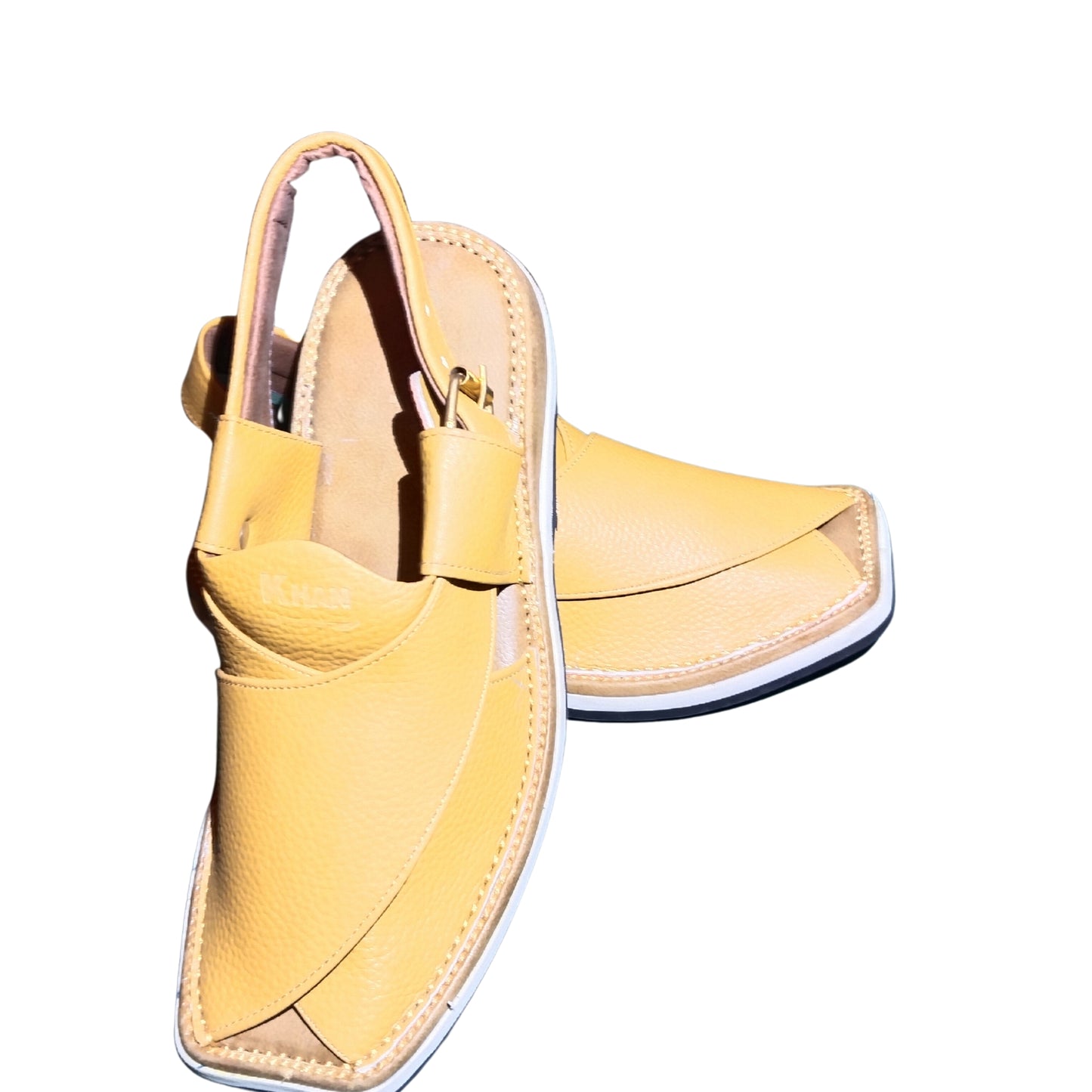 Kaptan Peshawari Chappal Danydar - Pure Leather Handmade