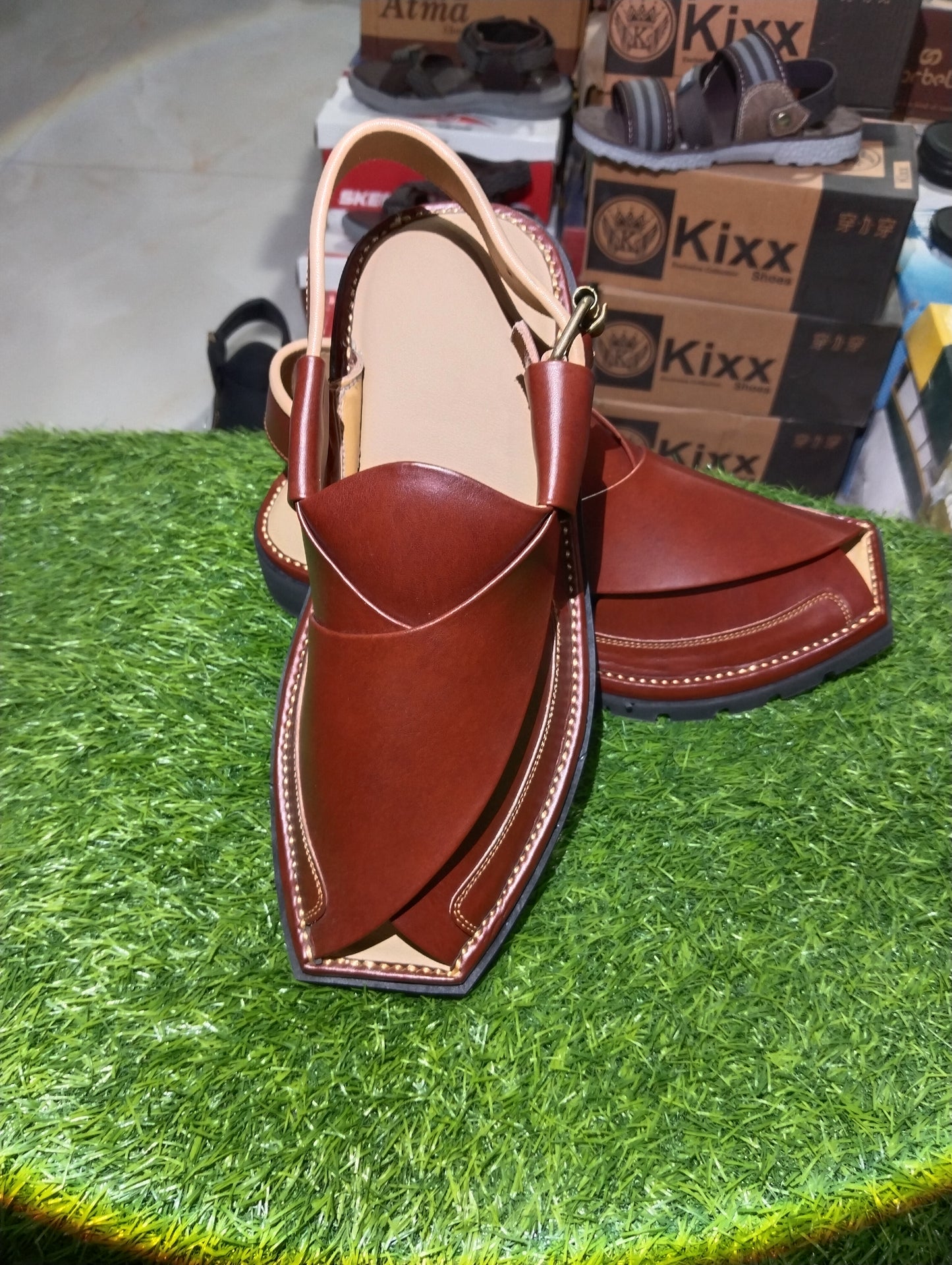 Double sole - Zalmi Dark Brown