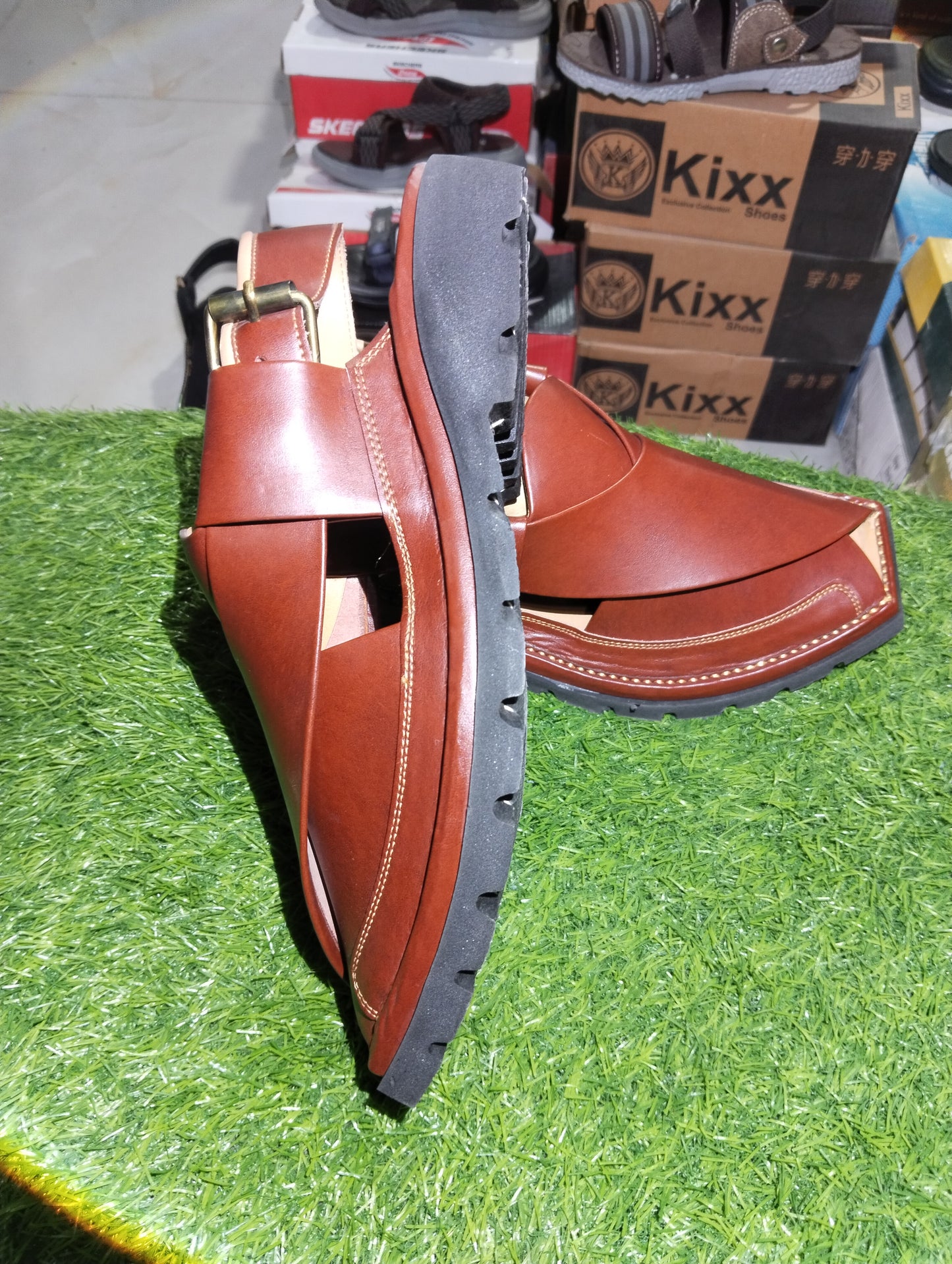 Double sole - Zalmi Dark Brown